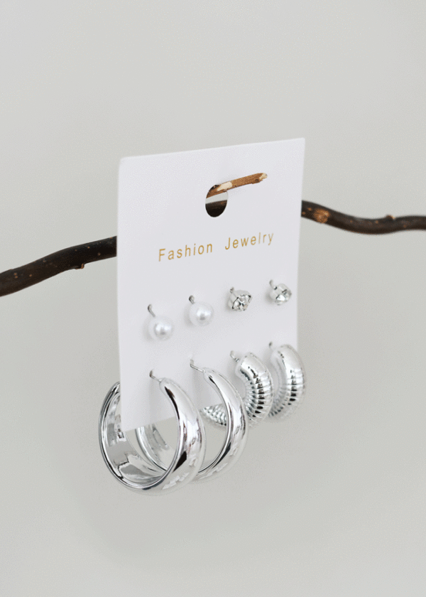 پک گوشواره چهار جفتی - Image 4