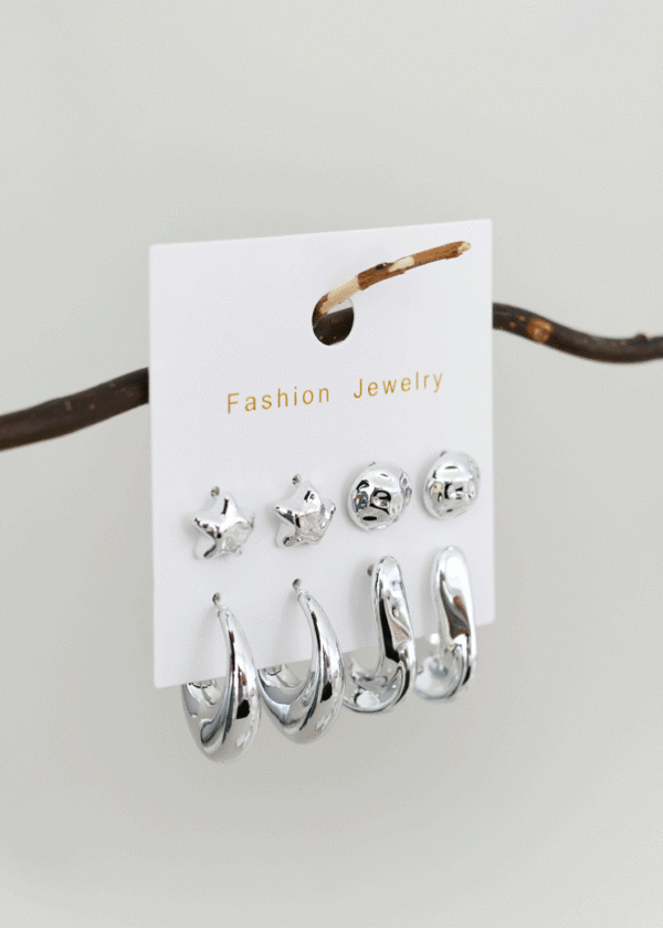 پک گوشواره چهار جفتی - Image 5