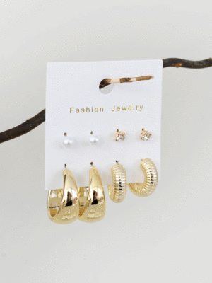 پک گوشواره چهار جفتی