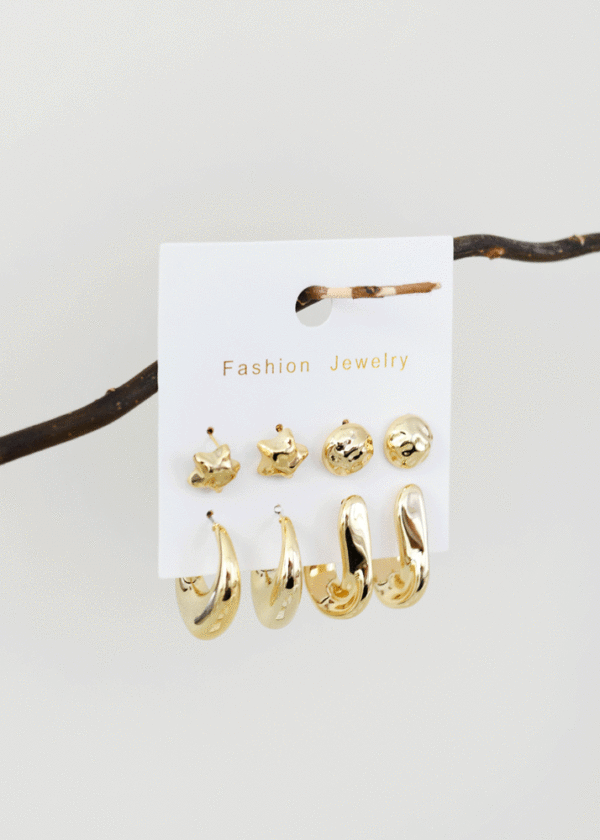 پک گوشواره چهار جفتی - Image 8