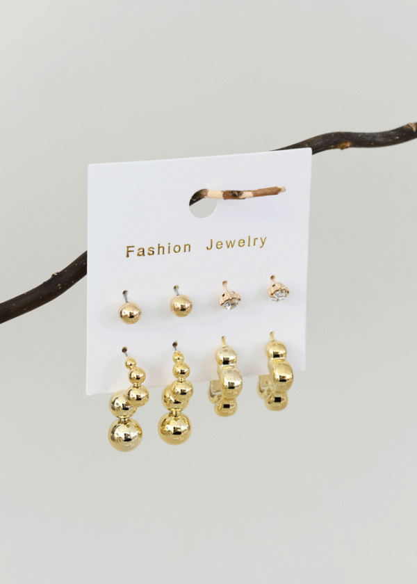 پک گوشواره چهار جفتی - Image 9