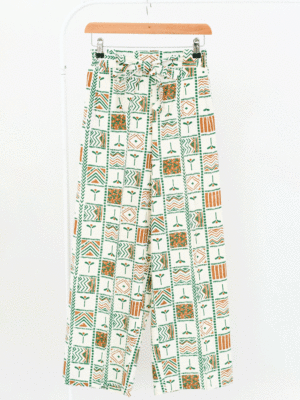 شلوار پارچه ایی طرحدار