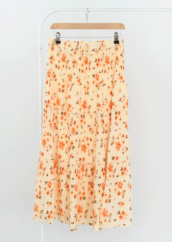 DSC_7063 دامن نخی پرپری پلیسه - Image 1