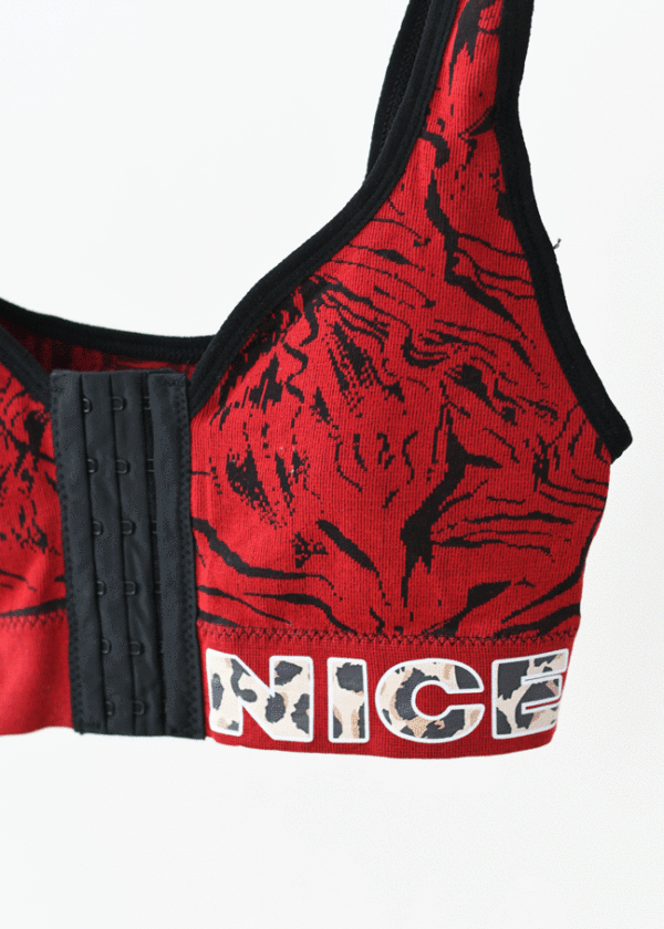 ست نیم تنه و شورتک طرح دار - Image 3