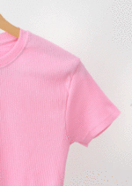 ست تیشرت و شورتک کبریتی رنگی - Image 7