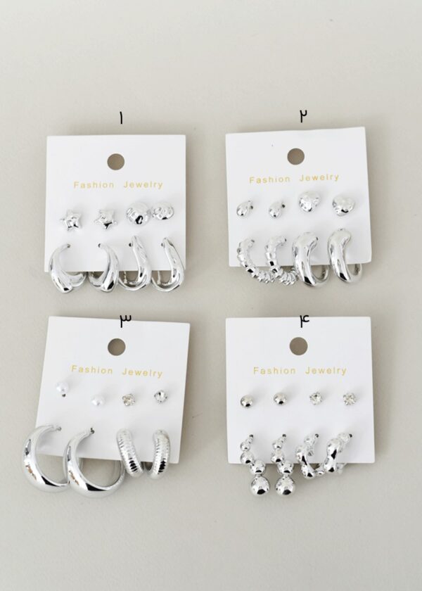 پک گوشواره چهار جفتی - Image 2