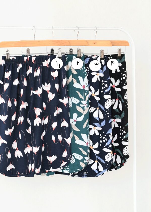 شلوارک طرح دار هلالی - Image 2