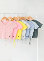 تیشرت کراپ یقه هفت - Image 2