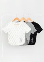 تیشرت یقه هفت خال خالی - Image 2