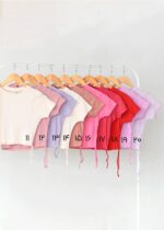 تیشرت کراپ بغل خط - Image 2