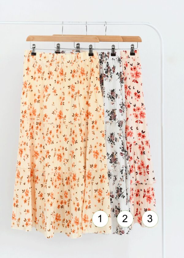 دامن نخی پرپری پلیسه - Image 2