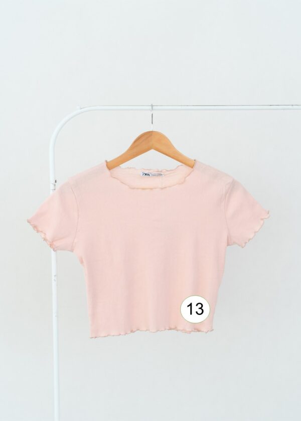 تیشرت کراپ عروسکی زارا - Image 4