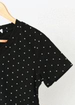 تیشرت یقه هفت خال خالی - Image 4