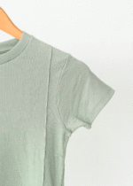 تیشرت کراپ بغل خط - Image 6