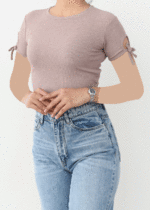 تیشرت آستین بنددار