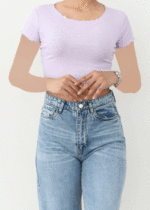 تیشرت کراپ عروسکی زارا - Image 7