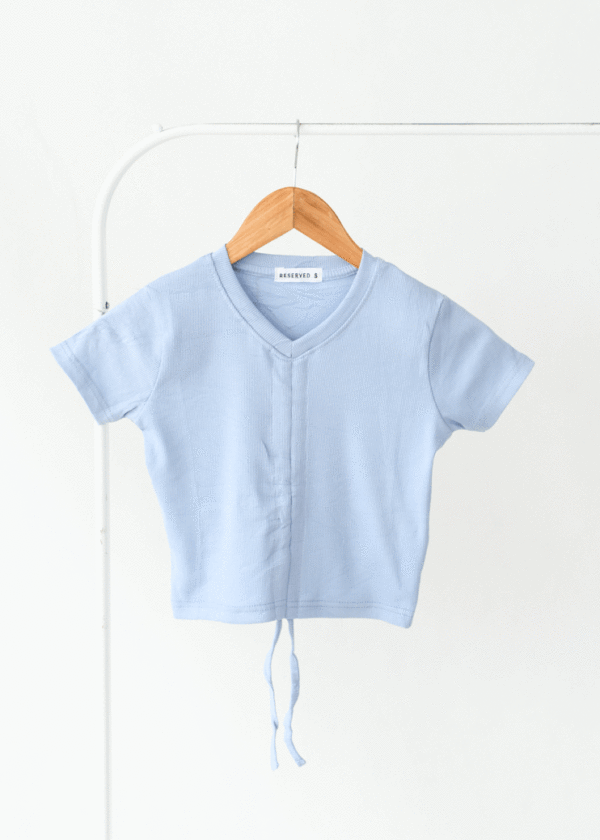 تیشرت کراپ یقه هفت - Image 1