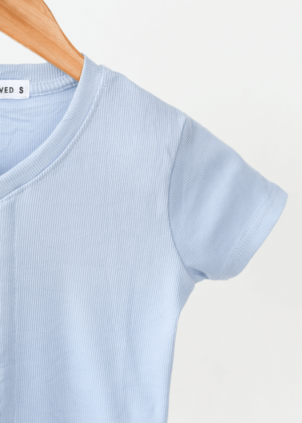 تیشرت کراپ یقه هفت - Image 7