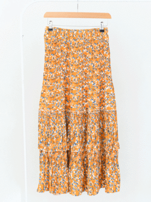 دامن پلیسه پرپری نخی