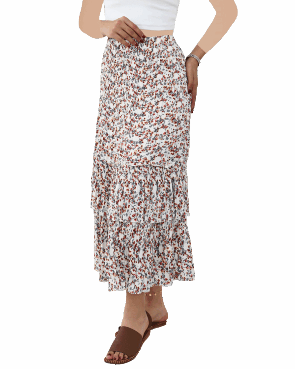 دامن طرحدار پلیسه - Image 4