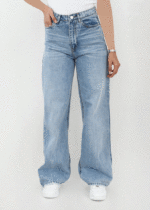 شلوار جین بگی آبی - Image 4