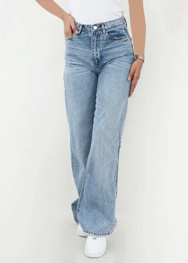 شلوار جین بگی آبی - Image 5