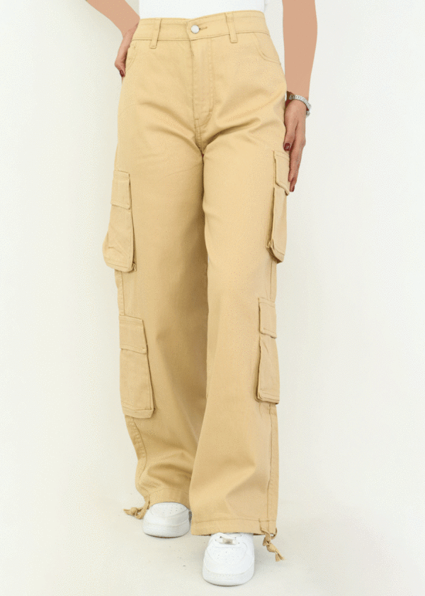 شلوار-کارگو-کتان--(4) شلوار کارگو منگو - Image 5