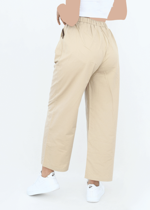 شلوار-کمر-کشی--(1) شلوار کتان راسته - Image 5