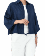 شومیز کراپ راه راه - Image 4