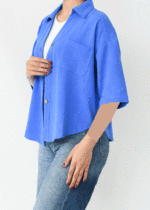 شومیز زارا دو جیب - Image 8