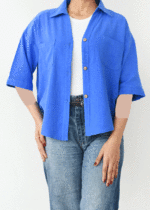 شومیز زارا دو جیب - Image 6