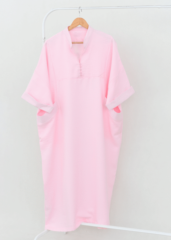 پیراهن-دالبر--(4) پیراهن کفتان رنگی - Image 1