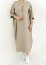 پیراهن کفتان رنگی - Image 7