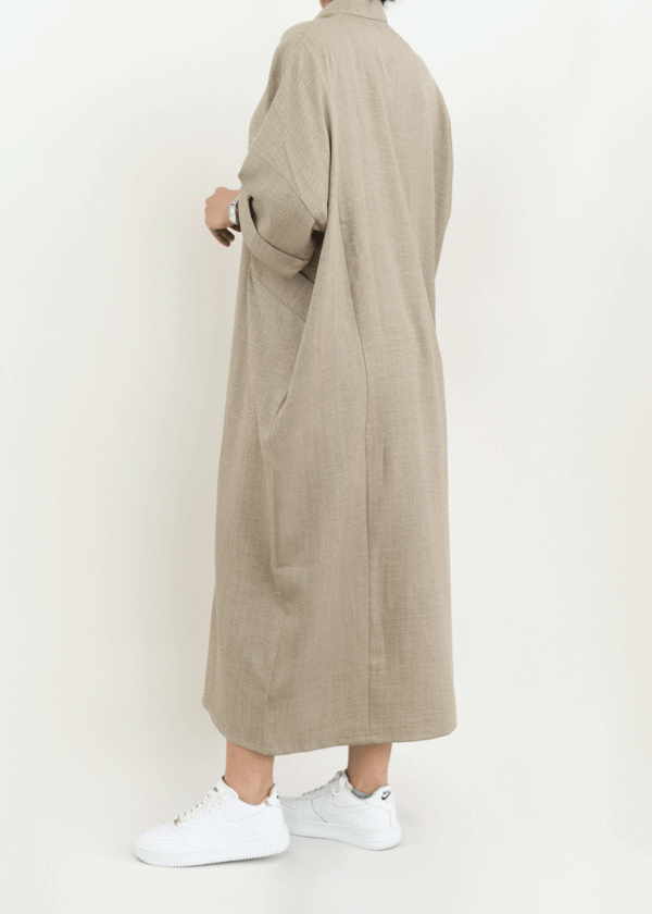 پیراهن کفتان رنگی - Image 8