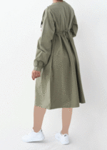 پیراهن بلند وارداتی تک جیب - Image 6