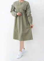 پیراهن بلند وارداتی تک جیب - Image 7