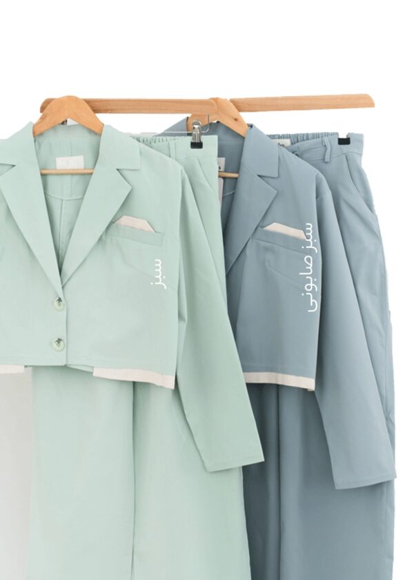 ست کت کراپ و شلوار - Image 2