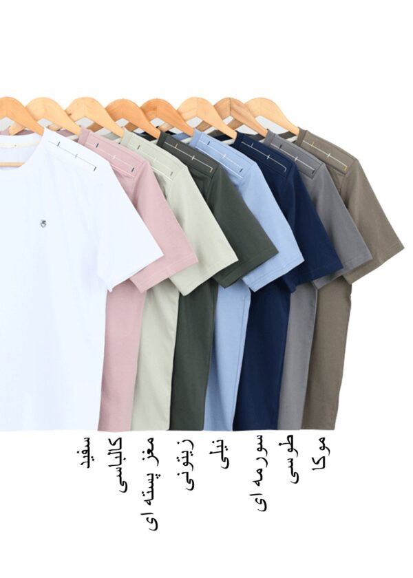 Slide1 تیشرت مردانه سرشانه دوخت - Image 2