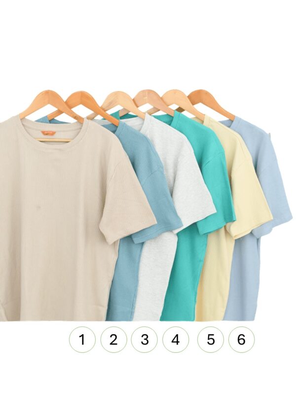 تیشرت زنانه بیسیک کبریتی - Image 2