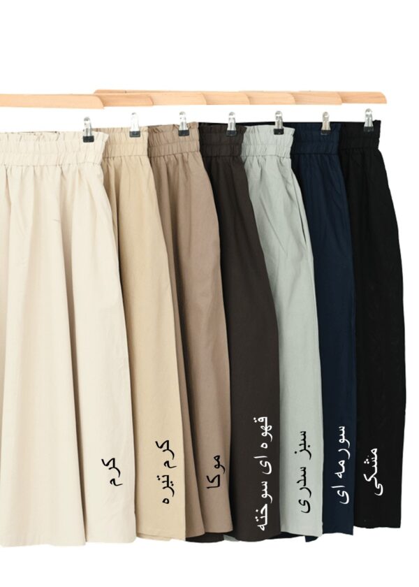 دامن کمر کش چین دار - Image 2