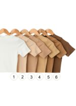 کراپ تیشرت بیسیک کبریتی - Image 2