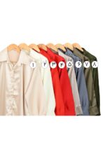 شومیز ساتن رنگی - Image 2