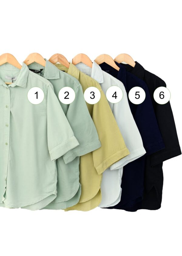 شومیز سیلک رنگی - Image 2