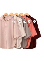 شومیز سیلک رنگی - Image 3