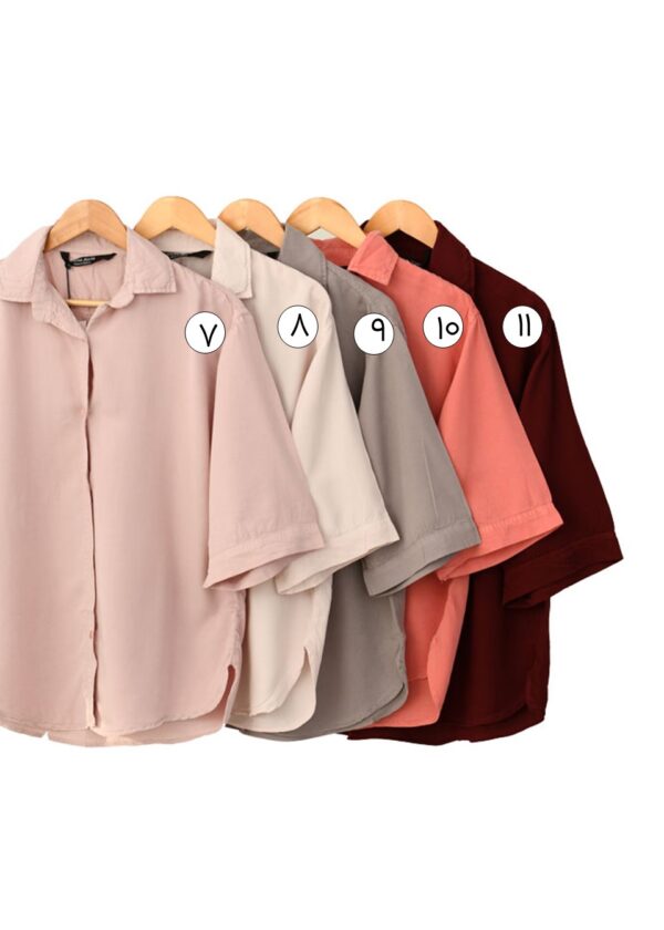 شومیز سیلک رنگی - Image 3