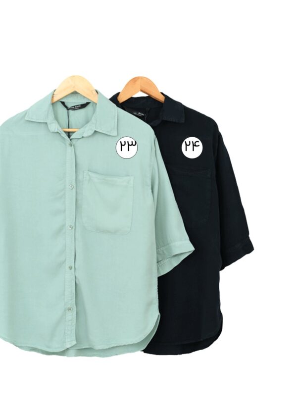 شومیز سیلک رنگی - Image 6