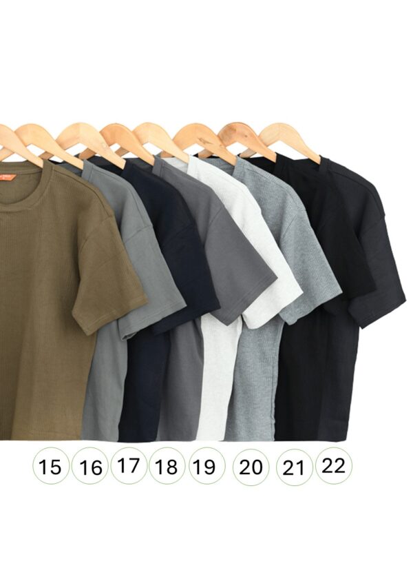 تیشرت زنانه بیسیک کبریتی - Image 4