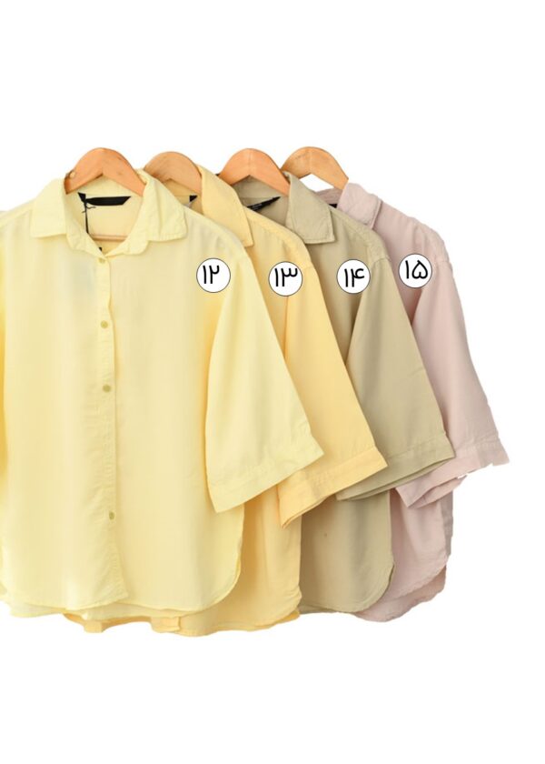 شومیز سیلک رنگی - Image 4