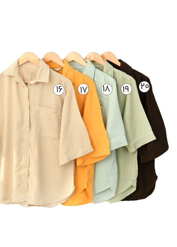 شومیز سیلک رنگی - Image 5