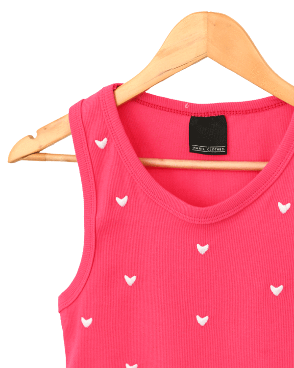 تاپ کراپ گلدوزی قلب - Image 5